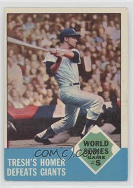 1963 Topps - [Base] #146 - World Series - Tom Tresh