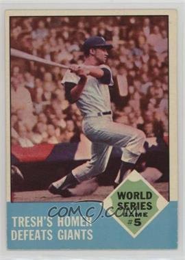 1963 Topps - [Base] #146 - World Series - Tom Tresh