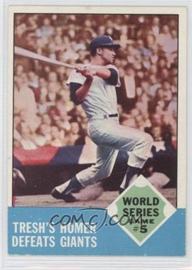 1963 Topps - [Base] #146 - World Series - Tom Tresh [Noted]