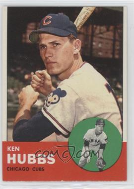 1963 Topps - [Base] #15 - Ken Hubbs