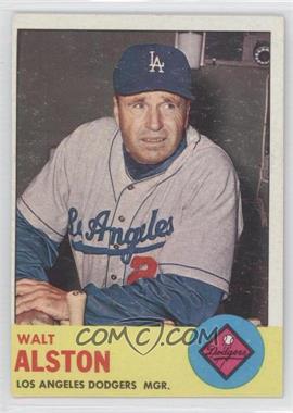 1963 Topps - [Base] #154 - Walter Alston [Noted]