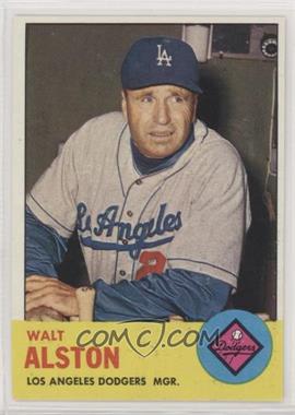 1963 Topps - [Base] #154 - Walter Alston