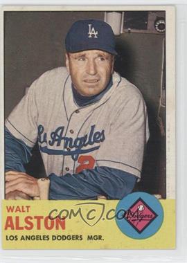 1963 Topps - [Base] #154 - Walter Alston [Noted]