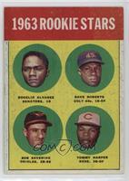 Rookie Stars - Rogelio Alvarez, Bob Saverine, Tommy Harper, Dave Roberts