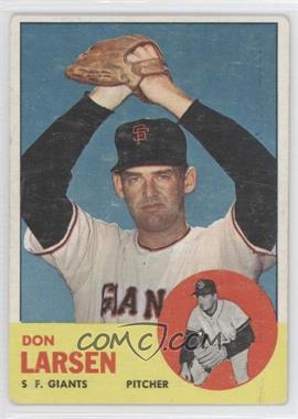 1963 Topps - [Base] #163 - Don Larsen [Good to VG‑EX]