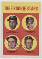 Rookie Stars - Dick Egan, Julio Navarro, Tommie Sisk, Gaylord Perry