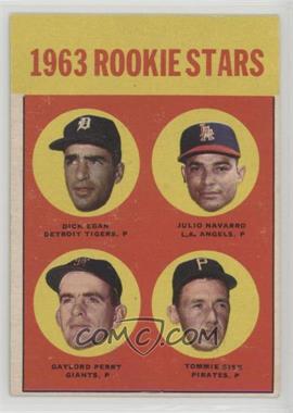 1963 Topps - [Base] #169 - Rookie Stars - Dick Egan, Julio Navarro, Tommie Sisk, Gaylord Perry