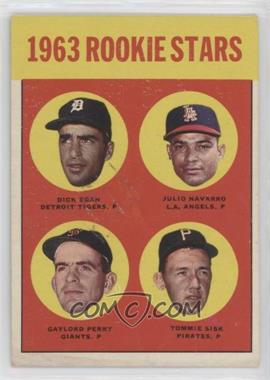 1963 Topps - [Base] #169 - Rookie Stars - Dick Egan, Julio Navarro, Tommie Sisk, Gaylord Perry [Good to VG‑EX]