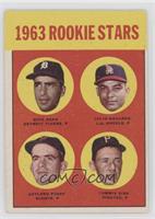 Rookie Stars - Dick Egan, Julio Navarro, Tommie Sisk, Gaylord Perry