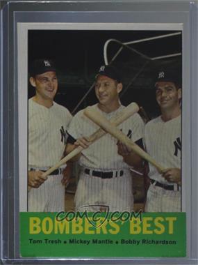 1963 Topps - [Base] #173 - Bombers' Best (Tom Tresh, Mickey Mantle, Bobby Richardson)