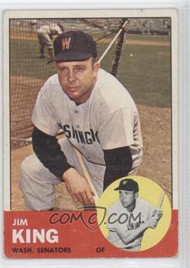 1963 Topps - [Base] #176 - Jim King [Good to VG‑EX]