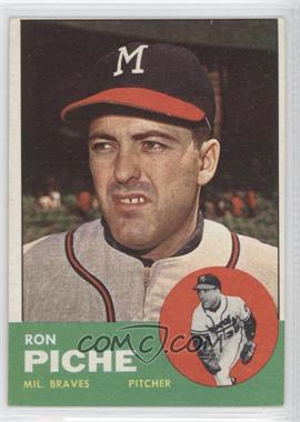 1963 Topps - [Base] #179 - Ron Piche