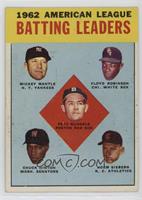 League Leaders - 1962 American League Batting Leaders (Mickey Mantle, Floyd Rob…