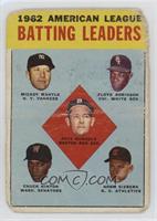 League Leaders - 1962 American League Batting Leaders (Mickey Mantle, Floyd Rob…