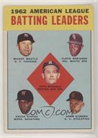 League Leaders - 1962 American League Batting Leaders (Mickey Mantle, Floyd Rob…