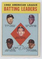 League Leaders - 1962 American League Batting Leaders (Mickey Mantle, Floyd Rob…