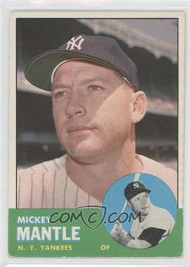 1963 Topps - [Base] #200 - Mickey Mantle [Good to VG‑EX]