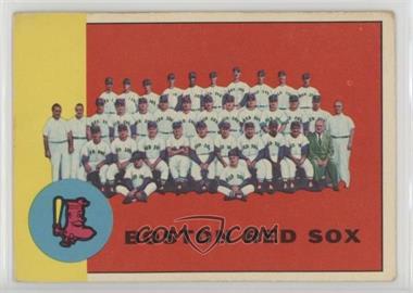 1963 Topps - [Base] #202 - Boston Red Sox Team [Good to VG‑EX]