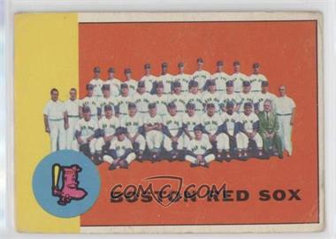 1963 Topps - [Base] #202 - Boston Red Sox Team [Good to VG‑EX]