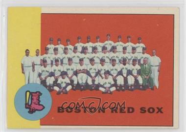 1963 Topps - [Base] #202 - Boston Red Sox Team [Good to VG‑EX]