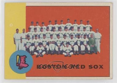 1963 Topps - [Base] #202 - Boston Red Sox Team [Good to VG‑EX]