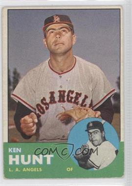 1963 Topps - [Base] #207 - Ken Hunt [Noted]