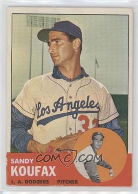 1963 Topps - [Base] #210 - Sandy Koufax