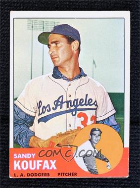 1963 Topps - [Base] #210 - Sandy Koufax