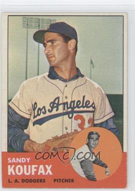 1963 Topps - [Base] #210 - Sandy Koufax