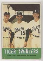 Tiger Twirlers (Frank Lary, Don Mossi, Jim Bunning) [Poor to Fair]