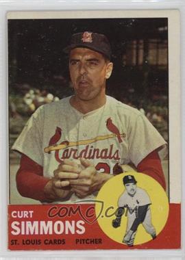 1963 Topps - [Base] #22 - Curt Simmons