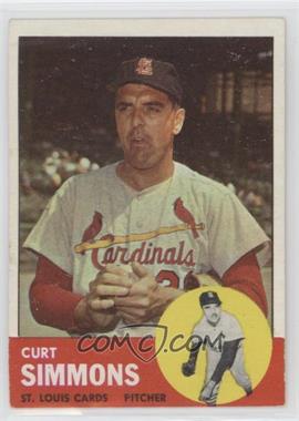 1963 Topps - [Base] #22 - Curt Simmons