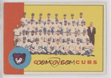 1963 Topps - [Base] #222 - Chicago Cubs Team