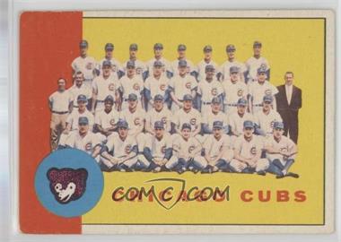 1963 Topps - [Base] #222 - Chicago Cubs Team