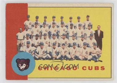 1963 Topps - [Base] #222 - Chicago Cubs Team