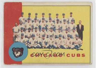 1963 Topps - [Base] #222 - Chicago Cubs Team [Good to VG‑EX]