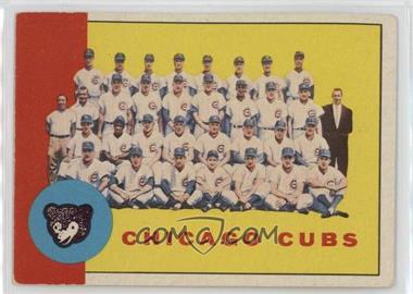 1963 Topps - [Base] #222 - Chicago Cubs Team