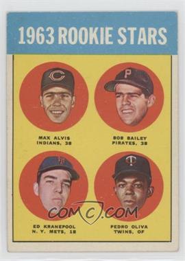 1963 Topps - [Base] #228 - Rookie Stars - Max Alvis, Bob Bailey, Ed Kranepool, Pedro Oliva