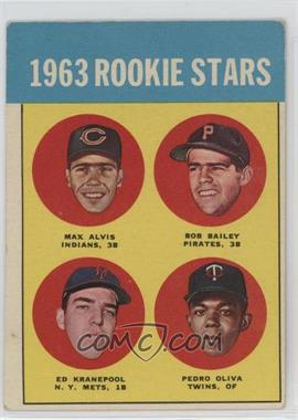 1963 Topps - [Base] #228 - Rookie Stars - Max Alvis, Bob Bailey, Ed Kranepool, Pedro Oliva