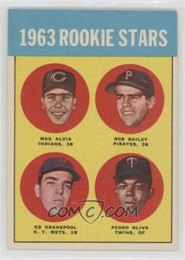 1963 Topps - [Base] #228 - Rookie Stars - Max Alvis, Bob Bailey, Ed Kranepool, Pedro Oliva