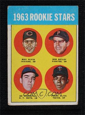 1963 Topps - [Base] #228 - Rookie Stars - Max Alvis, Bob Bailey, Ed Kranepool, Pedro Oliva [Good to VG‑EX]