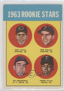 1963 Topps - [Base] #228 - Rookie Stars - Max Alvis, Bob Bailey, Ed Kranepool, Pedro Oliva