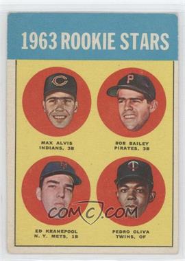 1963 Topps - [Base] #228 - Rookie Stars - Max Alvis, Bob Bailey, Ed Kranepool, Pedro Oliva [Good to VG‑EX]