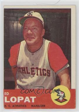 1963 Topps - [Base] #23 - Eddie Lopat [Poor to Fair]