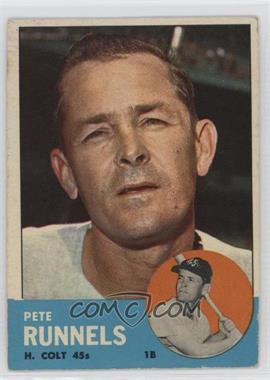 1963 Topps - [Base] #230 - Pete Runnels