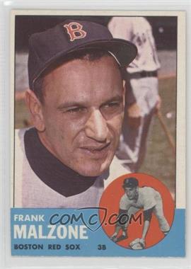 1963 Topps - [Base] #232 - Frank Malzone