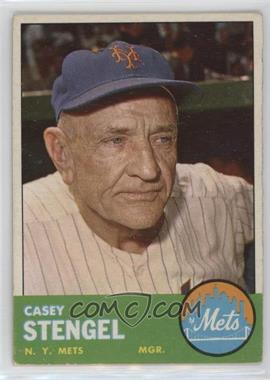 1963 Topps - [Base] #233 - Casey Stengel