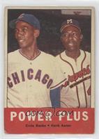 Power Plus (Ernie Banks, Hank Aaron) [Good to VG‑EX]