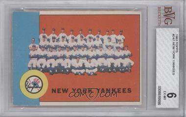 1963 Topps - [Base] #247 - New York Yankees Team [BVG 6 EX‑MT]