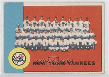 1963 Topps - [Base] #247 - New York Yankees Team [Good to VG‑EX]